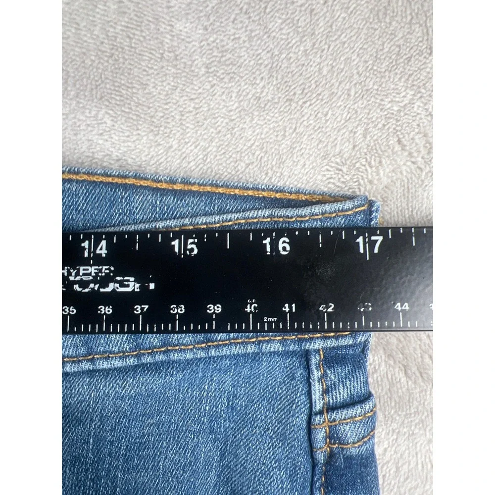 Levis Mens Skinny Taper Flex Stretch Blue Denim Jeans 34x32 Medium Wash